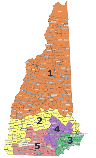 Executive Council districts map