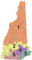 Executive Council districts map